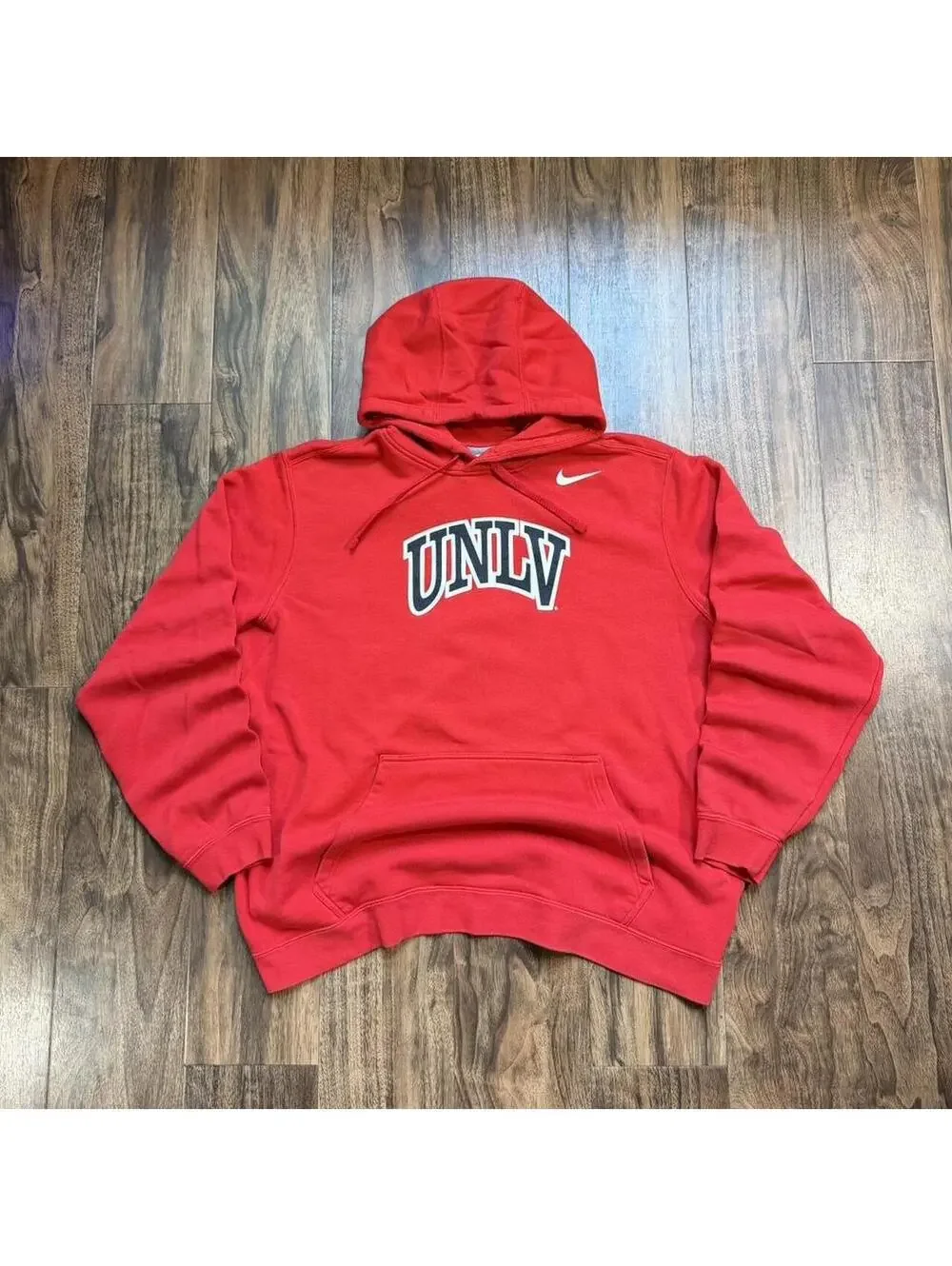 Y2K UNLV Rebels University of Las Vegas Nike Hoodie Size XL